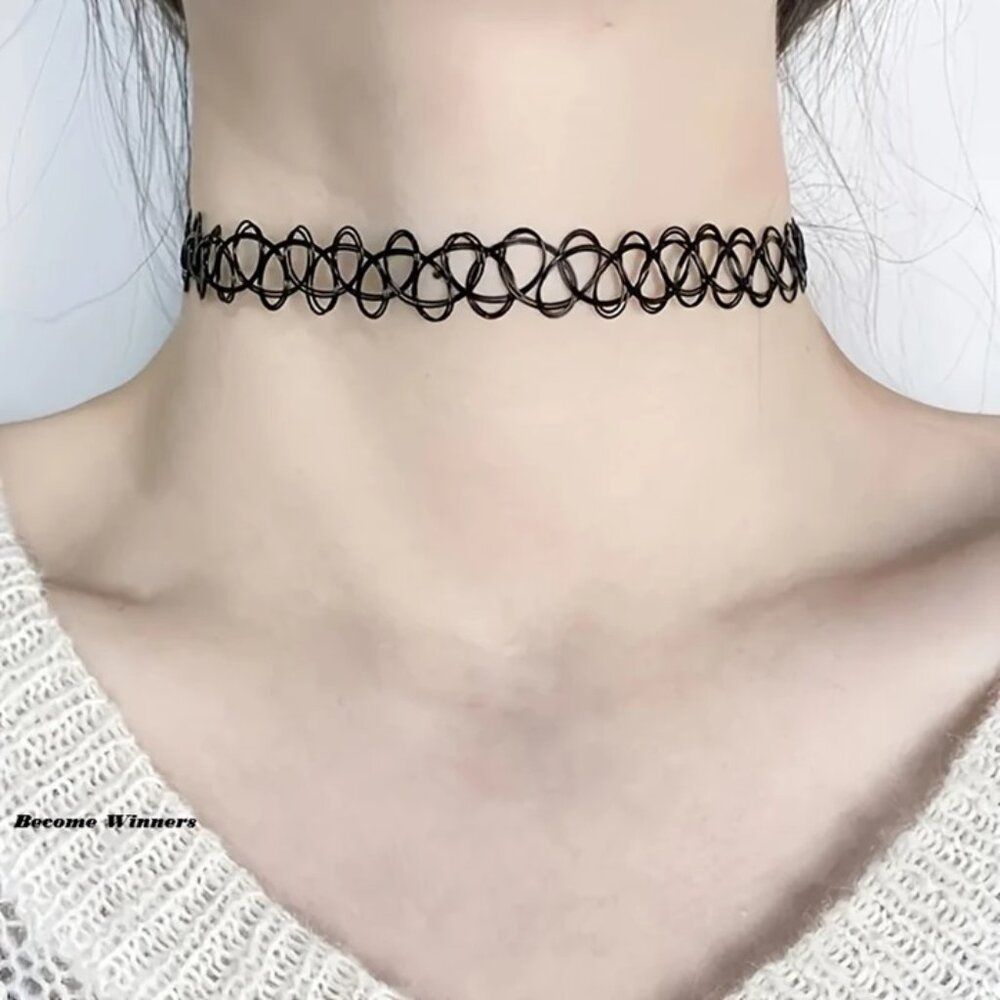 14 Pack Hot Exotic Stretch Elastic Choker Necklace